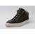 shoeps black golden button buty
